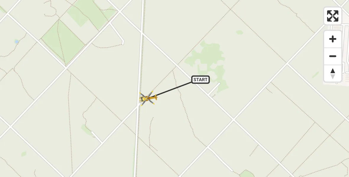 Flugroute Rettungshubschrauber Perlacher Forst - Perlacher Forst, 09 März 2026, 17:01