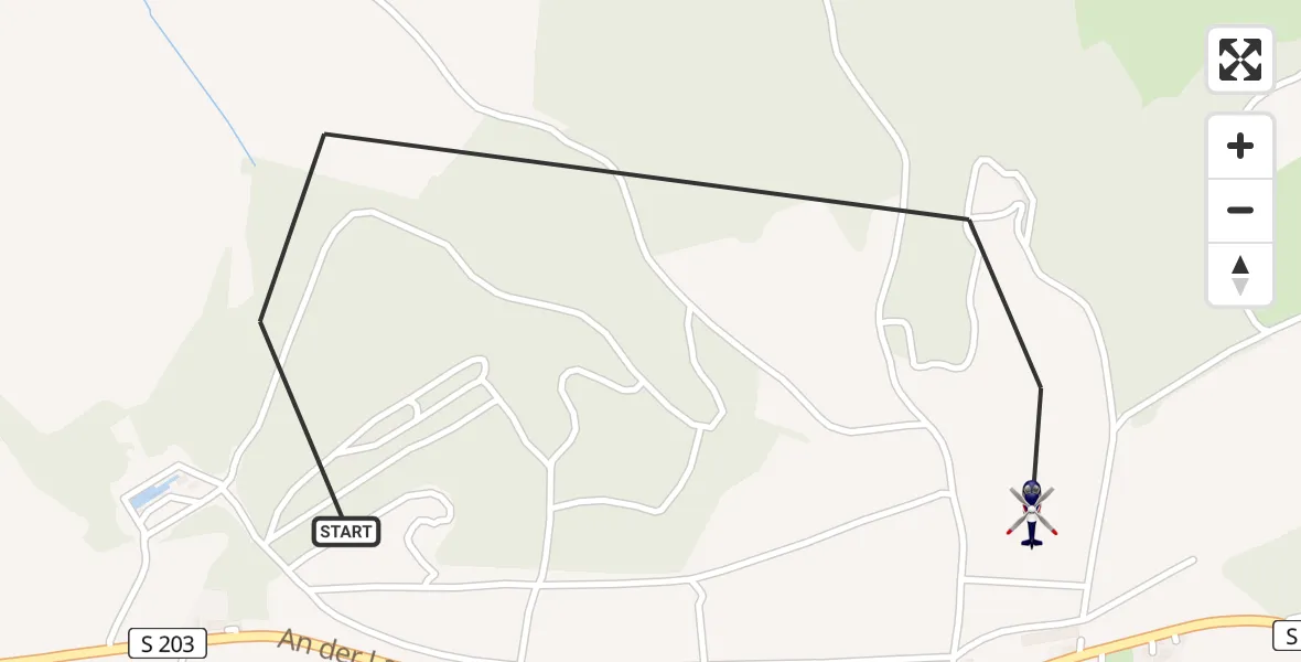 Flugroute Polizeihubschrauber Mühlbach - Mühlbach, 10 März 2026, 09:41