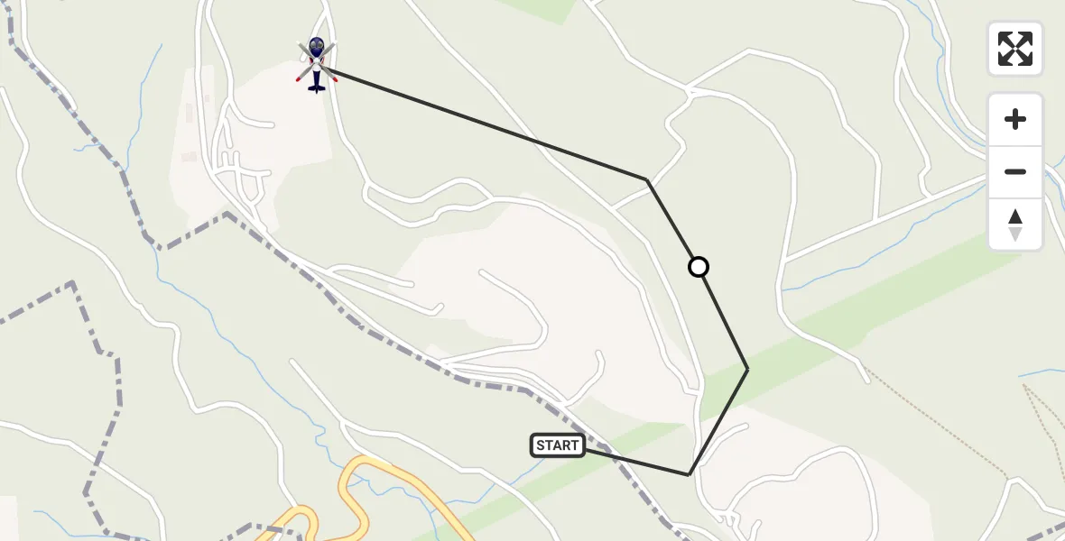 Routekaart van de vlucht: Polizeihubschrauber nach Langenscheid, B 417