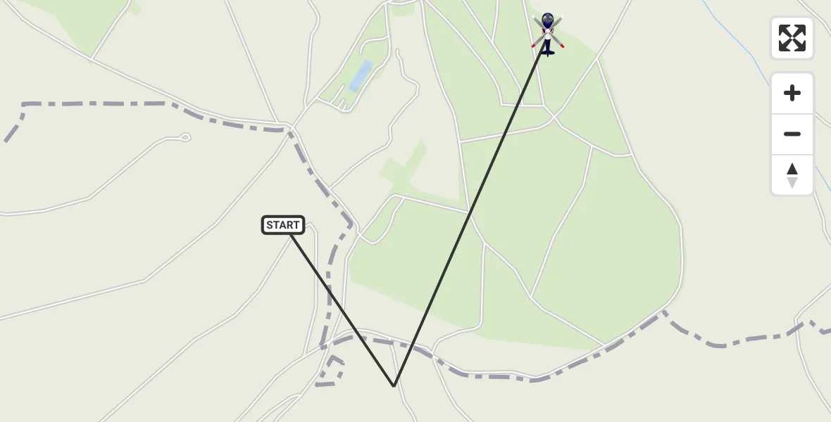Flugroute Polizeihubschrauber Römershager Forst-Nord - Wildflecken, 11 März 2026, 15:17