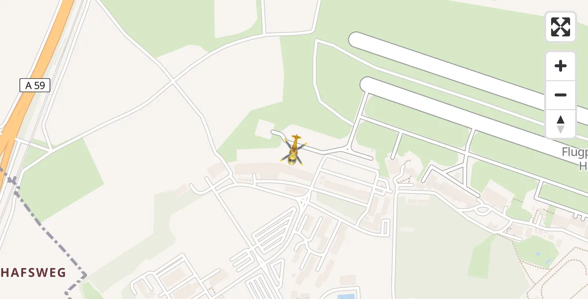 Routekaart van de vlucht: Rettungshubschrauber nach Sankt Augustin