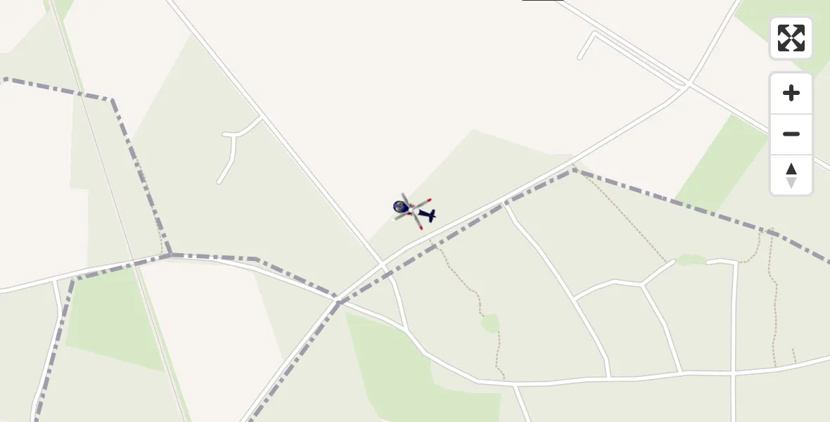 Flugroute Polizeihubschrauber Bad Bramstedt - Bad Bramstedt, 13 März 2026, 05:37