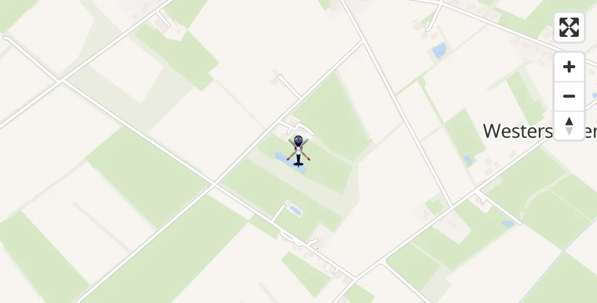 Flugroute Polizeihubschrauber Westerstederfeld - Westerstederfeld, 13 März 2026, 09:24