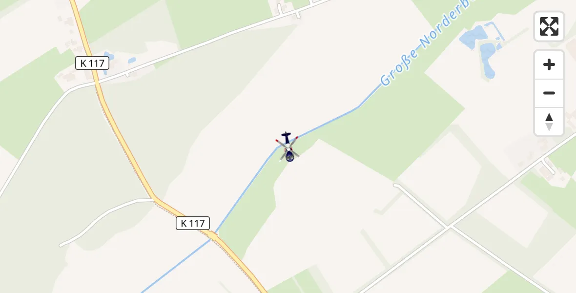 Flugroute Polizeihubschrauber Ihorst - Ihorst, 13 März 2026, 14:08