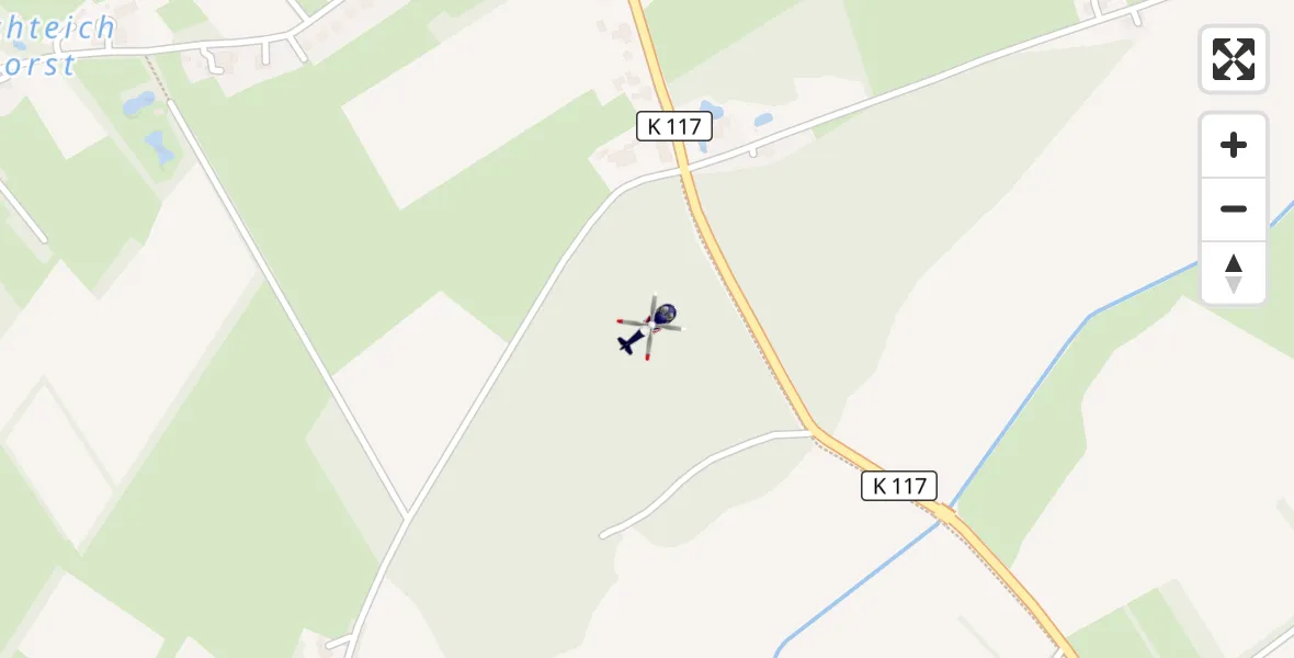 Flugroute Polizeihubschrauber Ihorst - Ihorst, 13 März 2026, 15:00