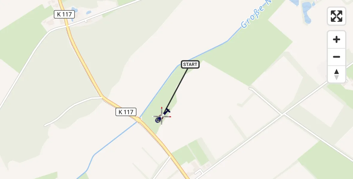 Flugroute Polizeihubschrauber Ihorst - Ihorst, 14 März 2026, 08:36