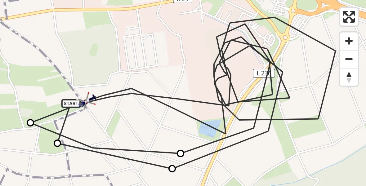 Flugroute Polizeihubschrauber Waldlaubersheim - Waldlaubersheim, 14 März 2026, 10:05