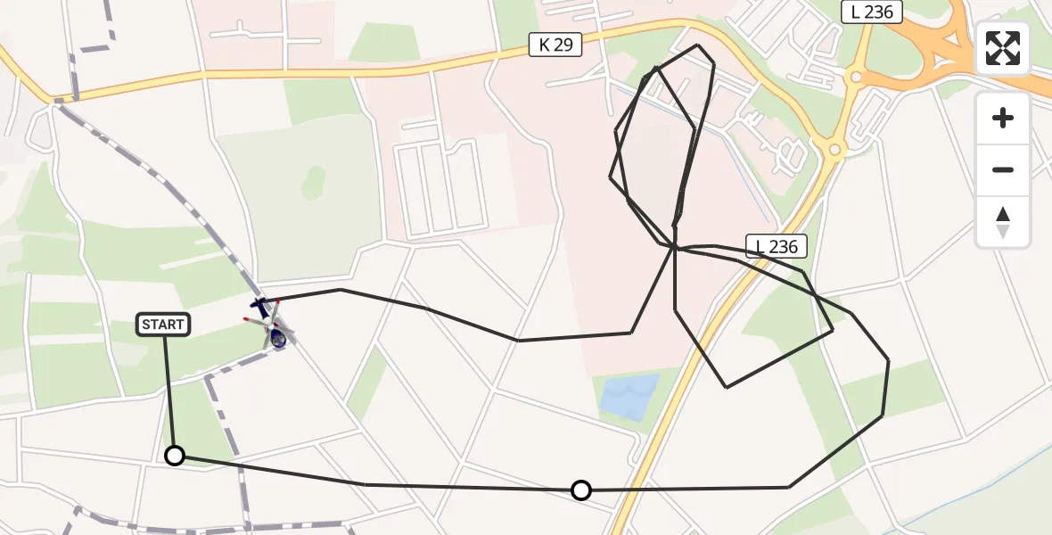 Flugroute Polizeihubschrauber Waldlaubersheim - Waldlaubersheim, 14 März 2026, 13:34