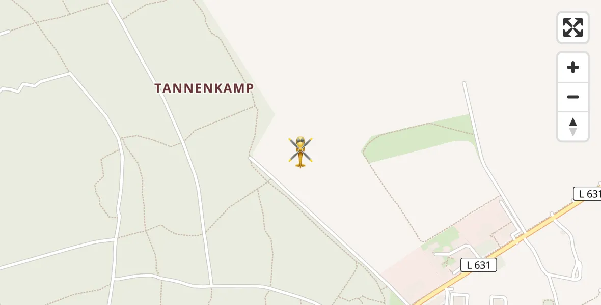 Flugroute Rettungshubschrauber Wolfenbüttel - Wolfenbüttel, 15 März 2026, 08:19