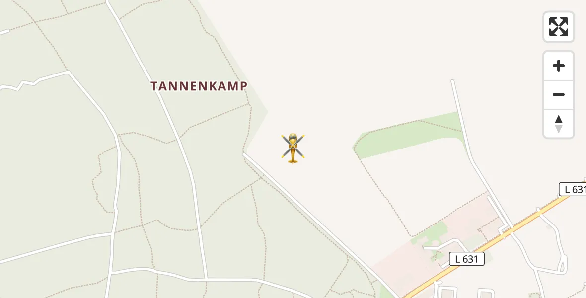 Flugroute Rettungshubschrauber Wolfenbüttel - Wolfenbüttel, 15 März 2026, 08:19