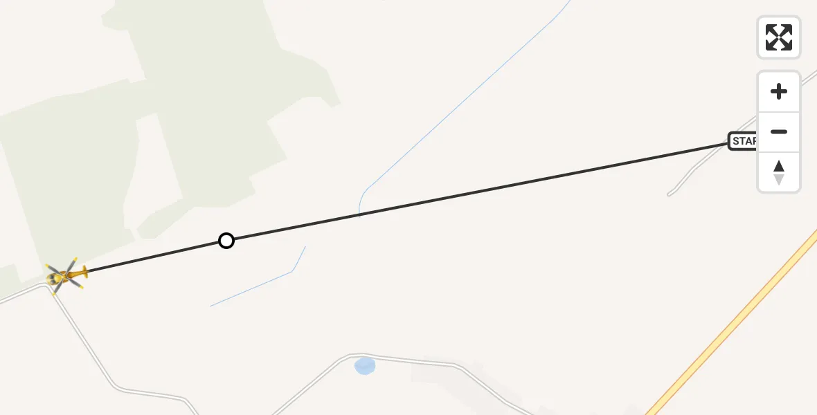 Flugroute Rettungshubschrauber Buchholz - Pritzwalk, 16 März 2026, 12:31