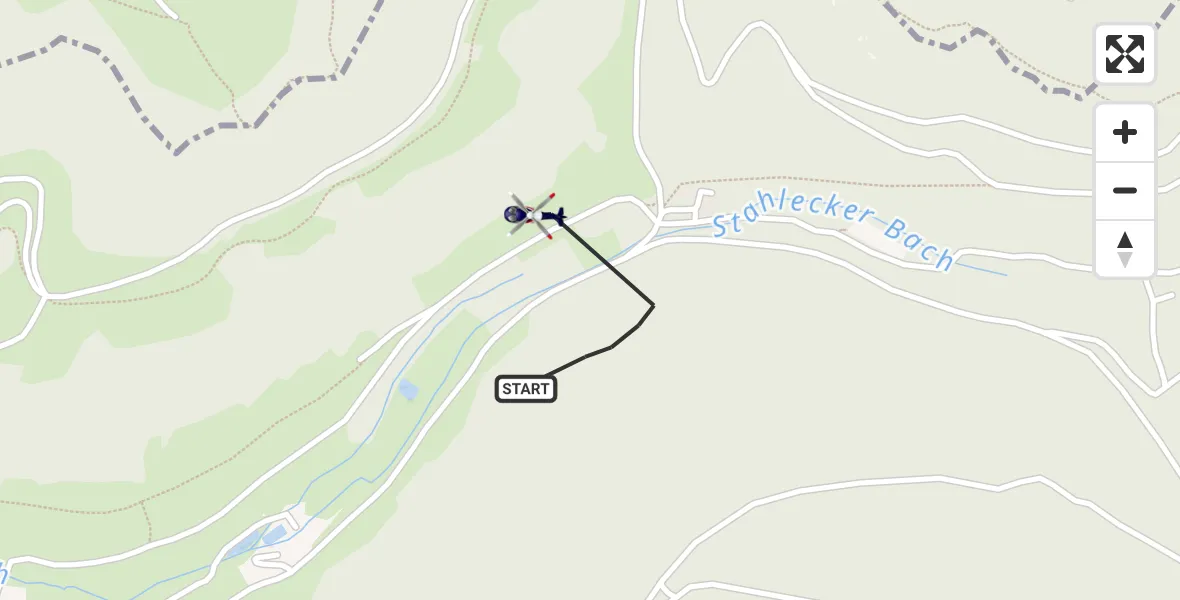 Flugroute Polizeihubschrauber Unterhausen - Unterhausen, 17 März 2026, 17:54
