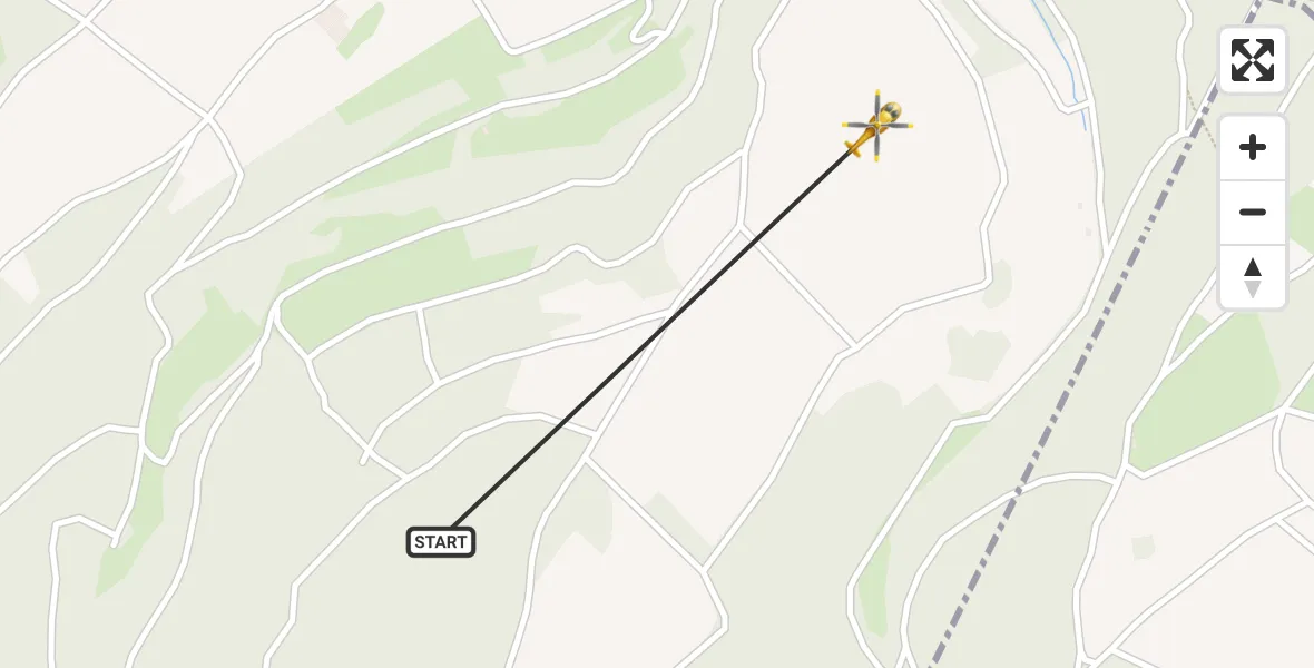 Routekaart van de vlucht: Ambulanzhubschrauber nach Schalkenbach, MTB Singletrail