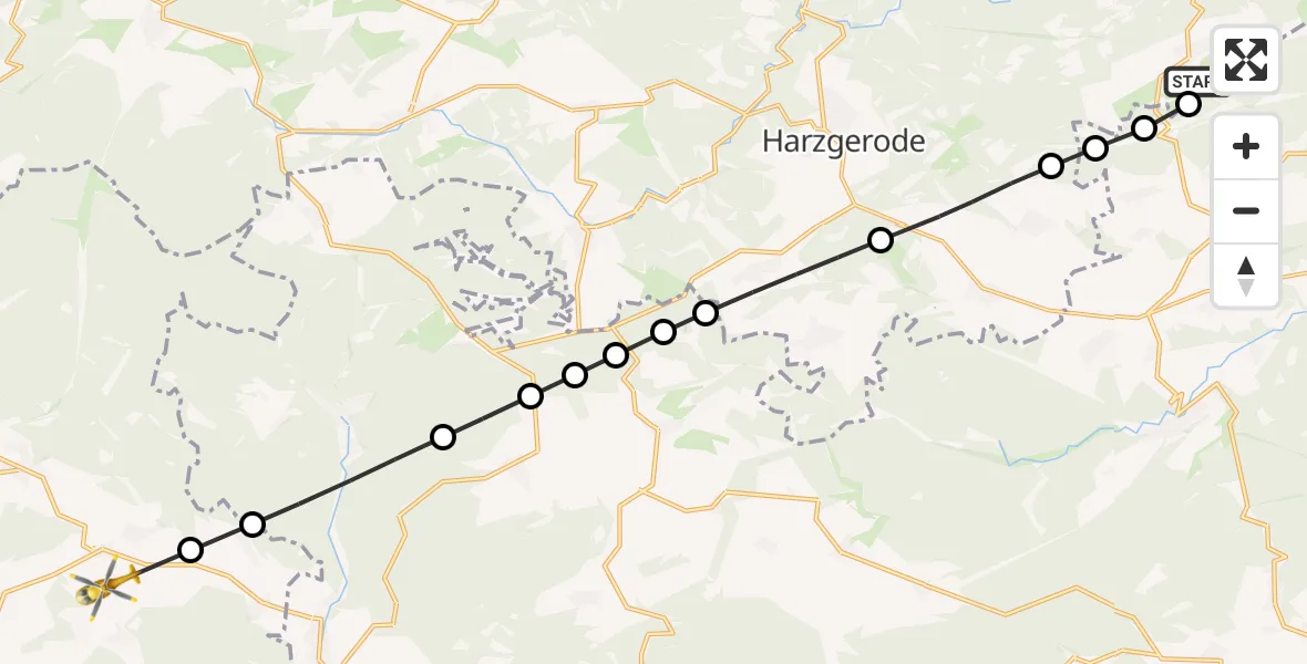 Routekaart van de vlucht: Rettungshubschrauber nach Buchholz, K 37