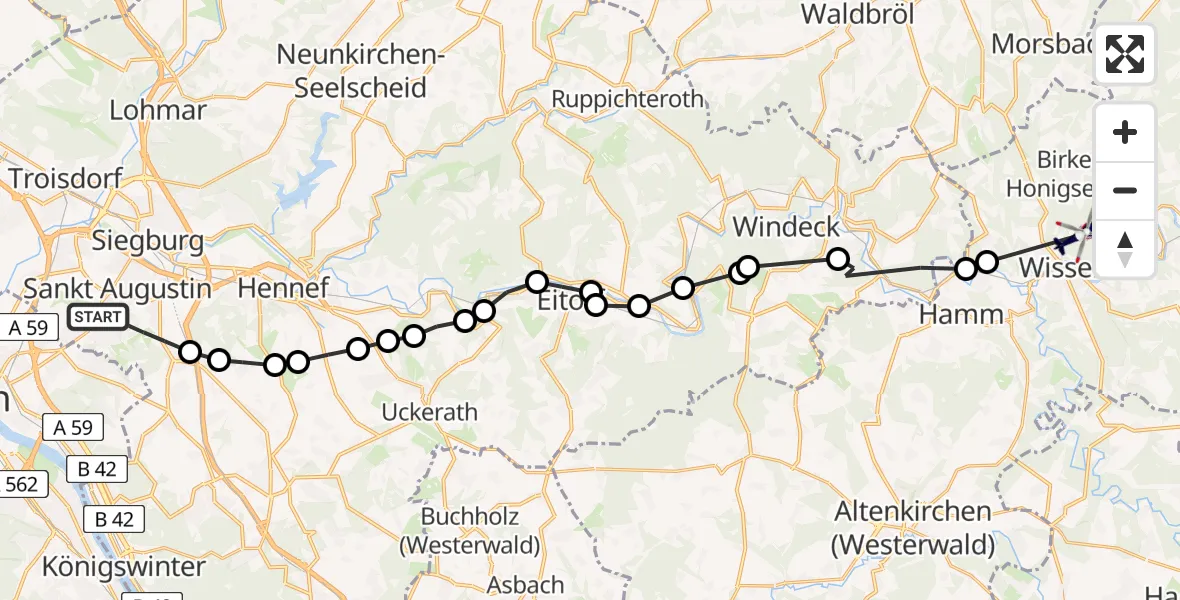 Routekaart van de vlucht: Polizeihubschrauber nach Frankenthal, Alte Poststraße