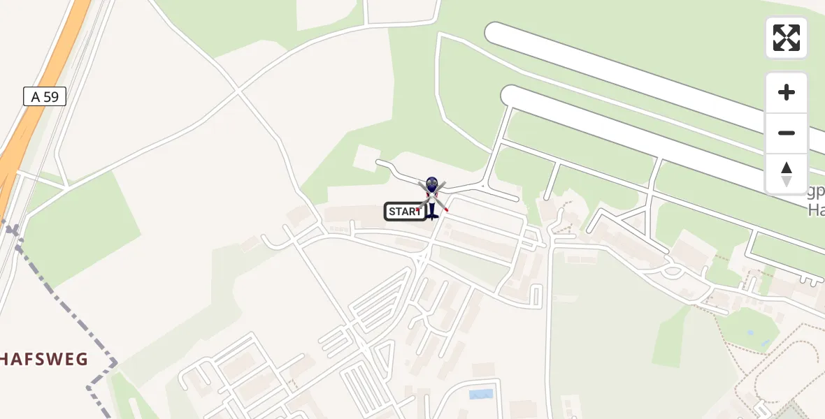 Flugroute Polizeihubschrauber Sankt Augustin - Sankt Augustin, 19 März 2026, 13:03