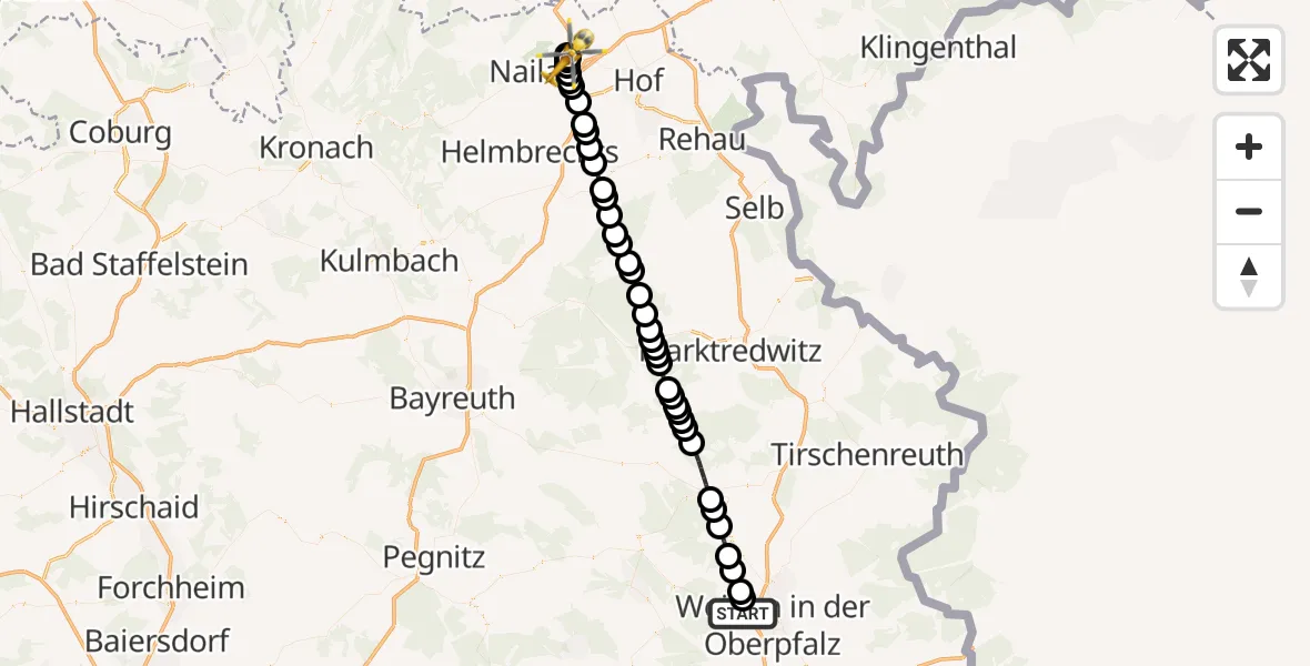 Flugroute Rettungshubschrauber Latsch - Berg, 20 März 2026, 16:17
