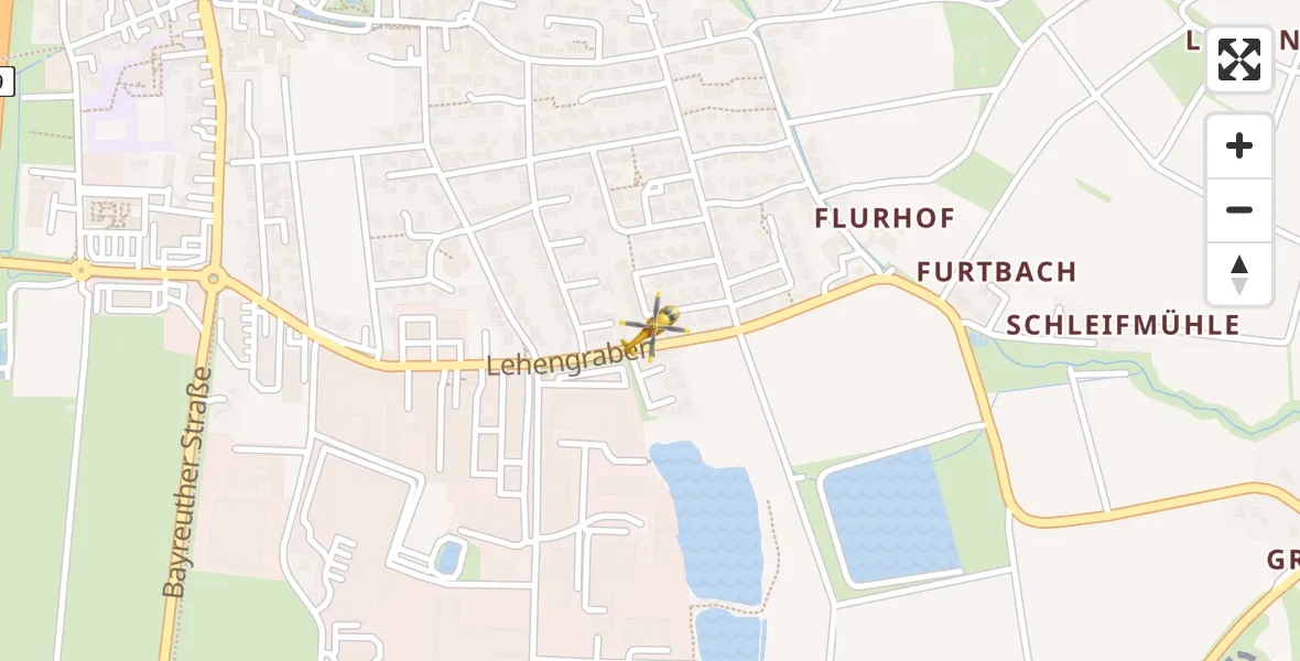 Flugroute Rettungshubschrauber Allersdorf - Allersdorf, 20 März 2026, 17:42