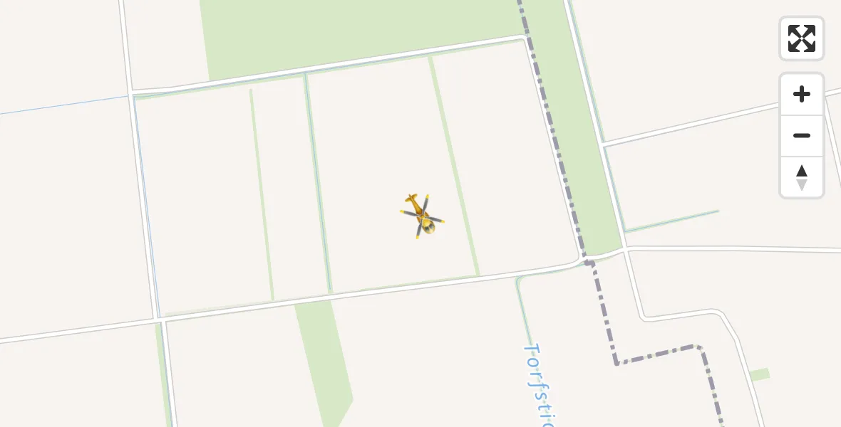 Flugroute Rettungshubschrauber Osterwieck - Osterwieck, 21 März 2026, 13:02
