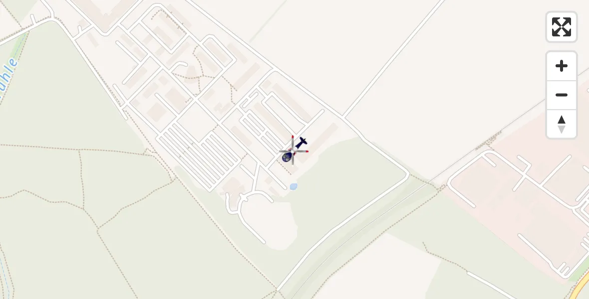 Routekaart van de vlucht: Polizeihubschrauber nach Ahrensfelde, Bundespolizeiallee