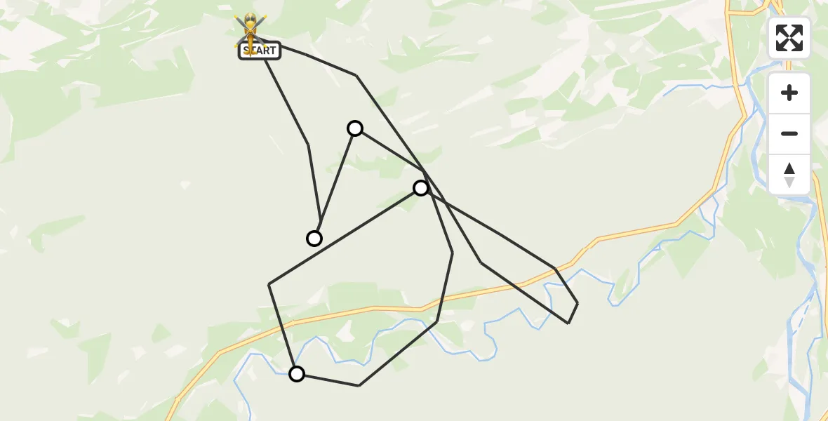 Flugroute Rettungshubschrauber Lenggries - Lenggries, 22 März 2026, 14:24