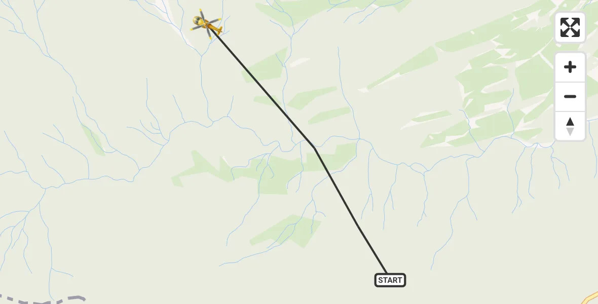 Flugroute Rettungshubschrauber Lenggries - Lenggries, 22 März 2026, 14:35