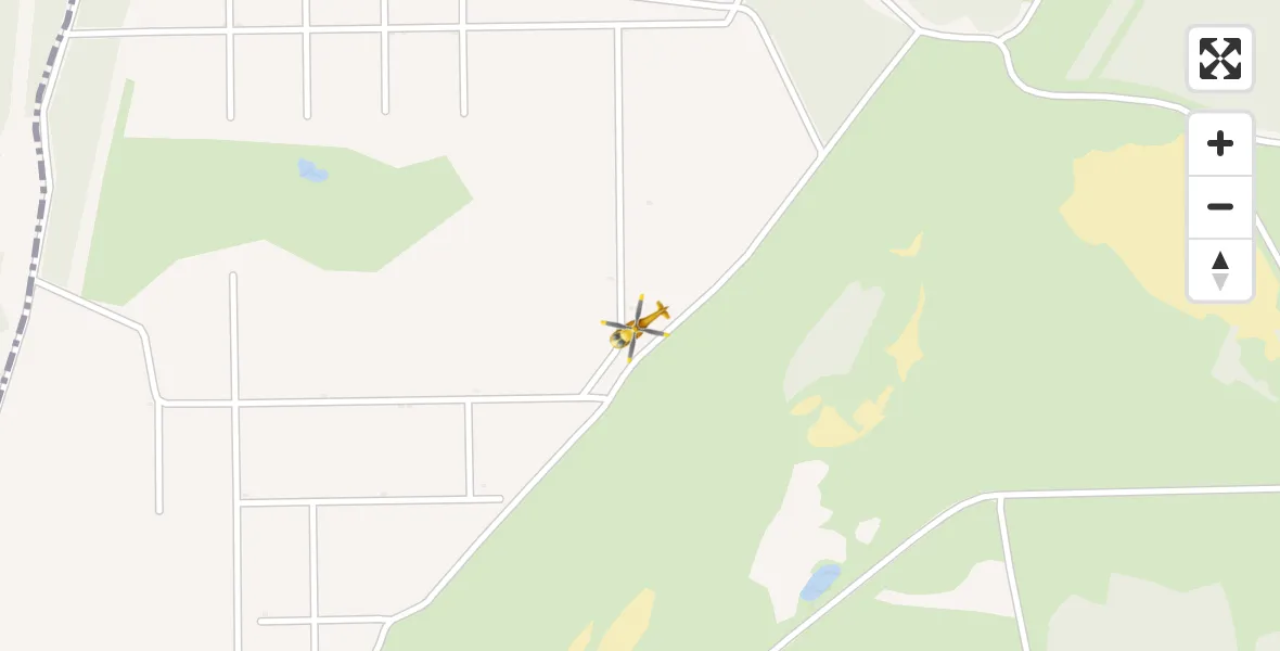 Flugroute Ambulanzhubschrauber Senftenberg - Senftenberg, 23 März 2026, 03:00