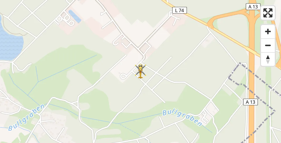 Routekaart van de vlucht: Ambulanzhubschrauber nach Teupitz, Am Sandberg