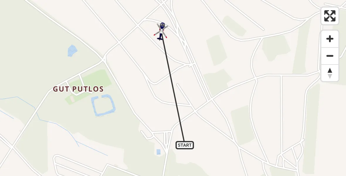 Flugroute Polizeihubschrauber Oldenburg in Holstein - Klein Wessek, 24 März 2026, 09:11
