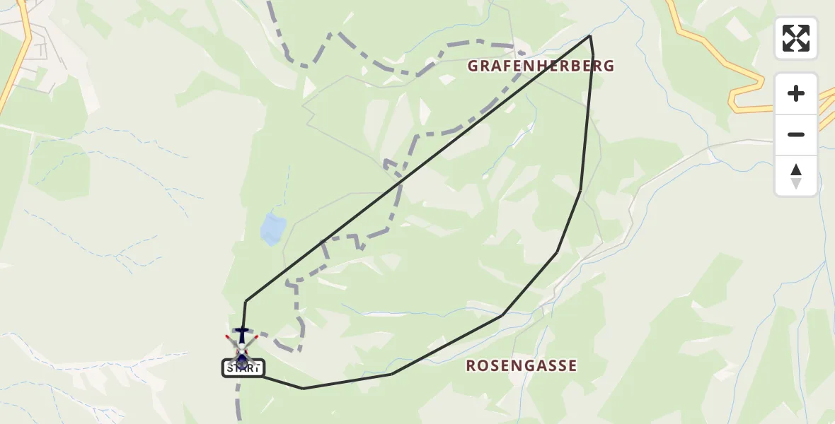 Flugroute Polizeihubschrauber Oberaudorf - Oberaudorf, 24 März 2026, 10:20