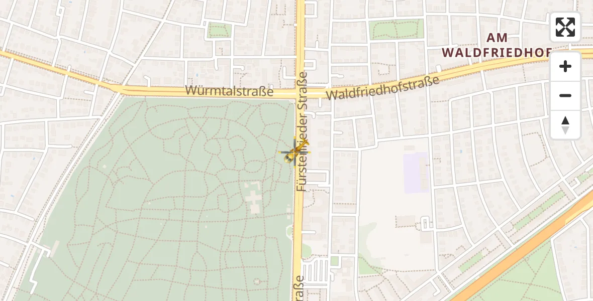 Flugroute Rettungshubschrauber München - München, 24 März 2026, 16:46