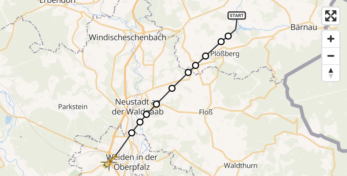 Flugroute Rettungshubschrauber Stein - Latsch, 25 März 2026, 14:31