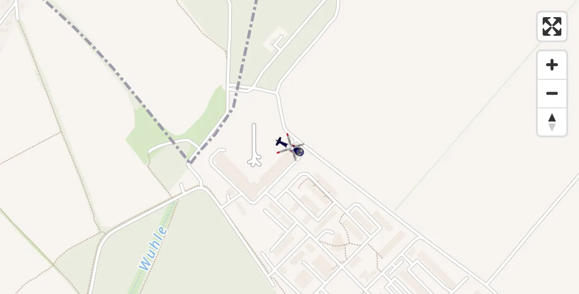 Flugroute Polizeihubschrauber Ahrensfelde Hubschrauberlandeplatz - Ahrensfelde Hubschrauberlandeplatz, 26 März 2026, 11:33