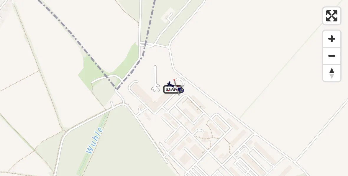 Flugroute Polizeihubschrauber Ahrensfelde Hubschrauberlandeplatz - Ahrensfelde Hubschrauberlandeplatz, 26 März 2026, 11:37