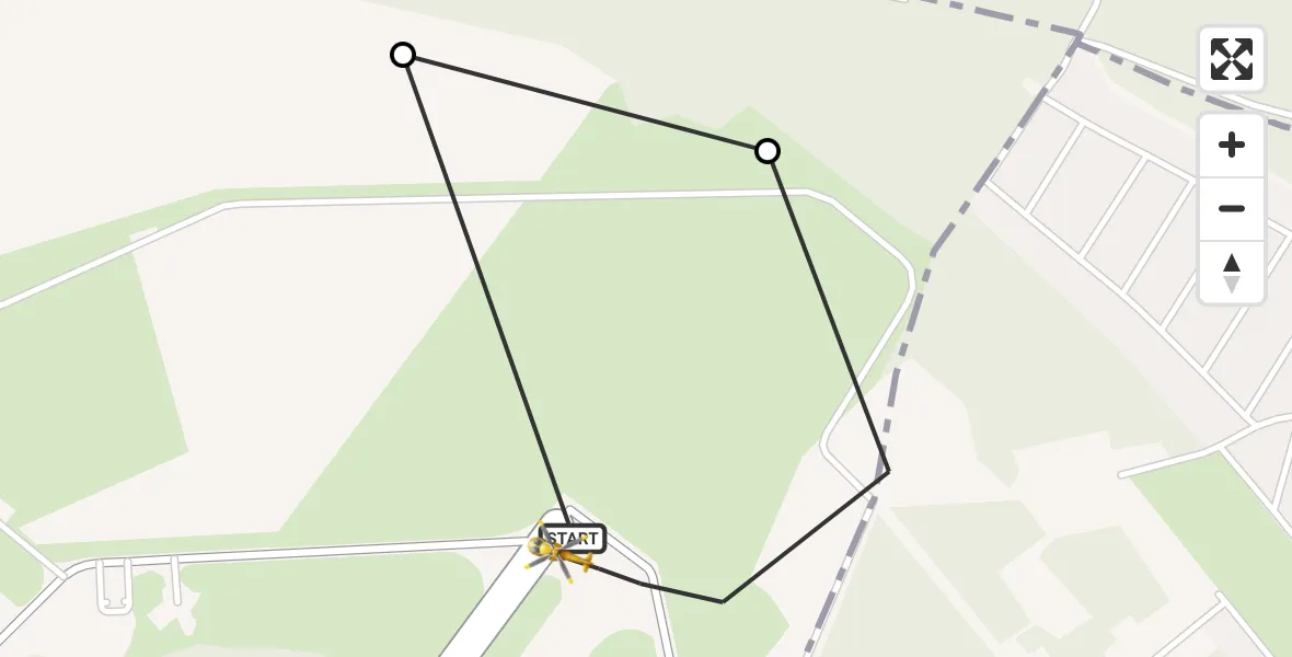 Flugroute Ambulanzhubschrauber Welzow - Welzow, 26 März 2026, 18:59