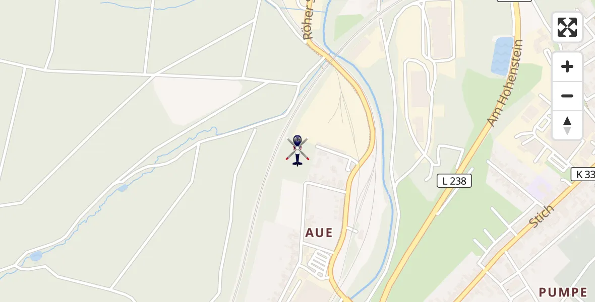 Flugroute Polizeihubschrauber Eschweiler - Eschweiler, 26 März 2026, 12:48