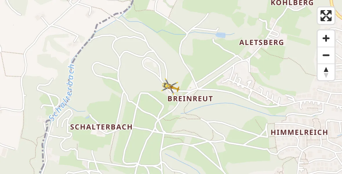 Flugroute Rettungshubschrauber Deggendorf - Deggendorf, 26 März 2026, 12:49