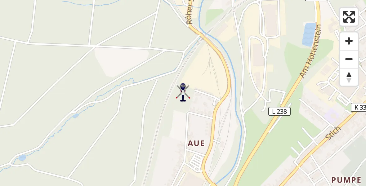 Flugroute Polizeihubschrauber Eschweiler - Eschweiler, 26 März 2026, 12:48