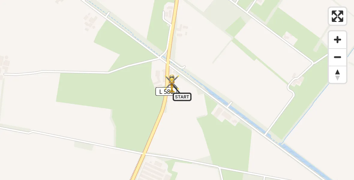 Flugroute Ambulanzhubschrauber Neuenkirchen - Neuenkirchen, 27 März 2026, 19:42