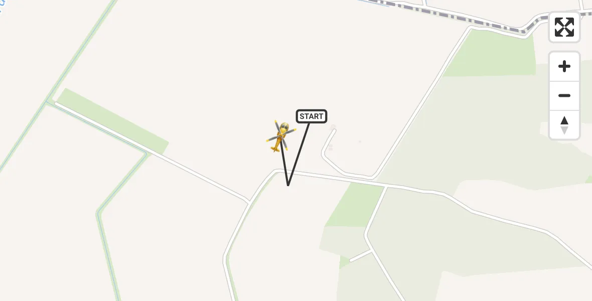 Flugroute Rettungshubschrauber Dreetz - Dreetz, 28 März 2026, 09:12