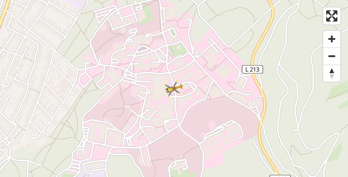 Flugroute Rettungshubschrauber Homburg - Homburg, 28 März 2026, 09:16