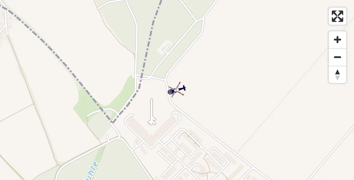 Flugroute Polizeihubschrauber Ahrensfelde Hubschrauberlandeplatz - Ahrensfelde Hubschrauberlandeplatz, 28 März 2026, 10:30