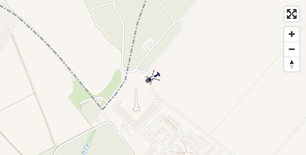 Flugroute Polizeihubschrauber Ahrensfelde Hubschrauberlandeplatz - Ahrensfelde Hubschrauberlandeplatz, 28 März 2026, 10:44