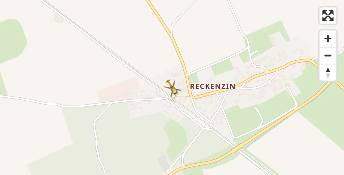 Routekaart van de vlucht: Rettungshubschrauber nach Karstädt