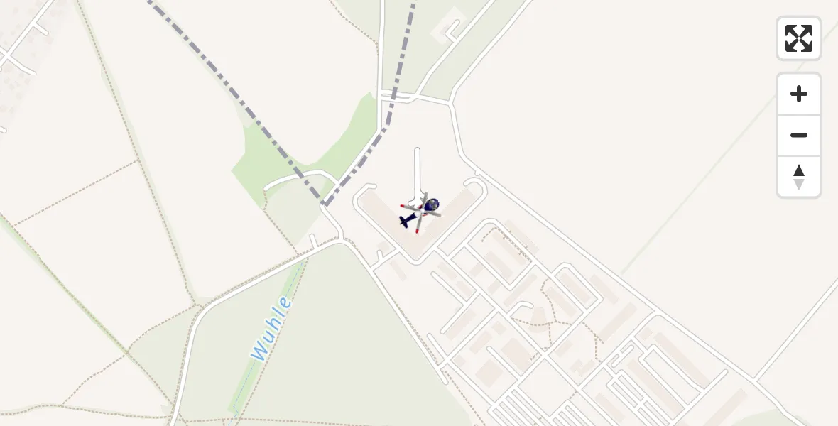 Routekaart van de vlucht: Polizeihubschrauber nach Ahrensfelde Hubschrauberlandeplatz