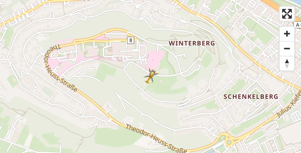 Flugroute Rettungshubschrauber Saarbrücken - Saarbrücken, 29 März 2026, 06:46
