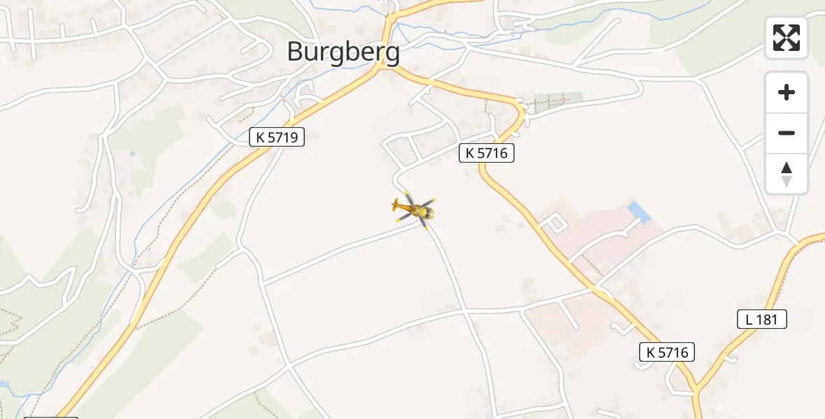 Flugroute Rettungshubschrauber Königsfeld im Schwarzwald - Königsfeld im Schwarzwald, 29 März 2026, 08:08