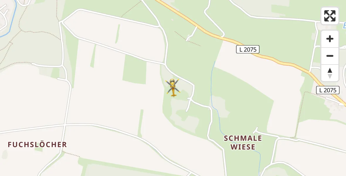 Flugroute Rettungshubschrauber Harztor - Harztor, 29 März 2026, 12:46