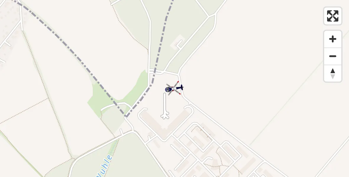 Flugroute Polizeihubschrauber Ahrensfelde Hubschrauberlandeplatz - Ahrensfelde Hubschrauberlandeplatz, 29 März 2026, 17:56
