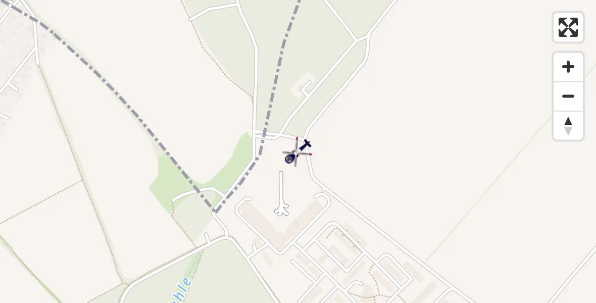 Flugroute Polizeihubschrauber Ahrensfelde Hubschrauberlandeplatz - Ahrensfelde Hubschrauberlandeplatz, 29 März 2026, 21:51